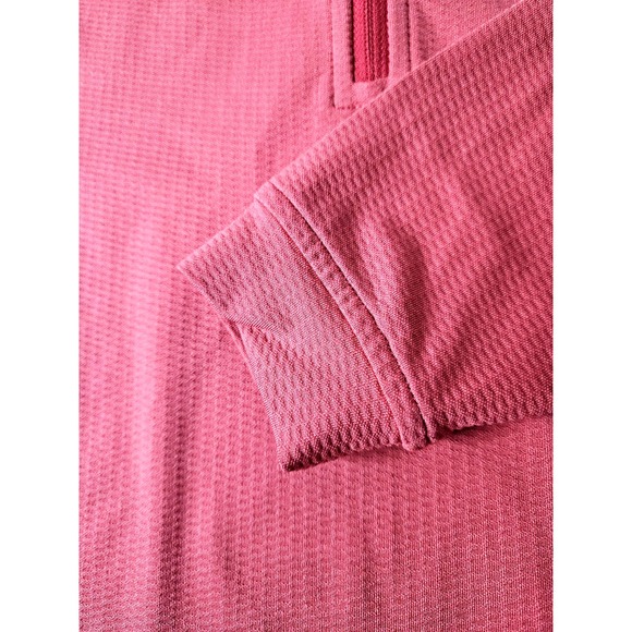 Peter Millar Men's Cape Red Perth Oval Stitch Performance 1/4-Zip Size Small New - Picture 7 of 11